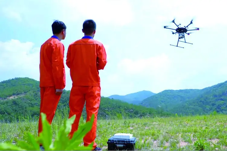 波密无人机倾斜摄影巡检拍摄